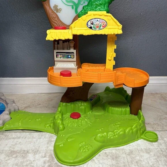 Unbranded Little People Share & Care Safari Jungle Treehouse Playset - Picture 5 of 11